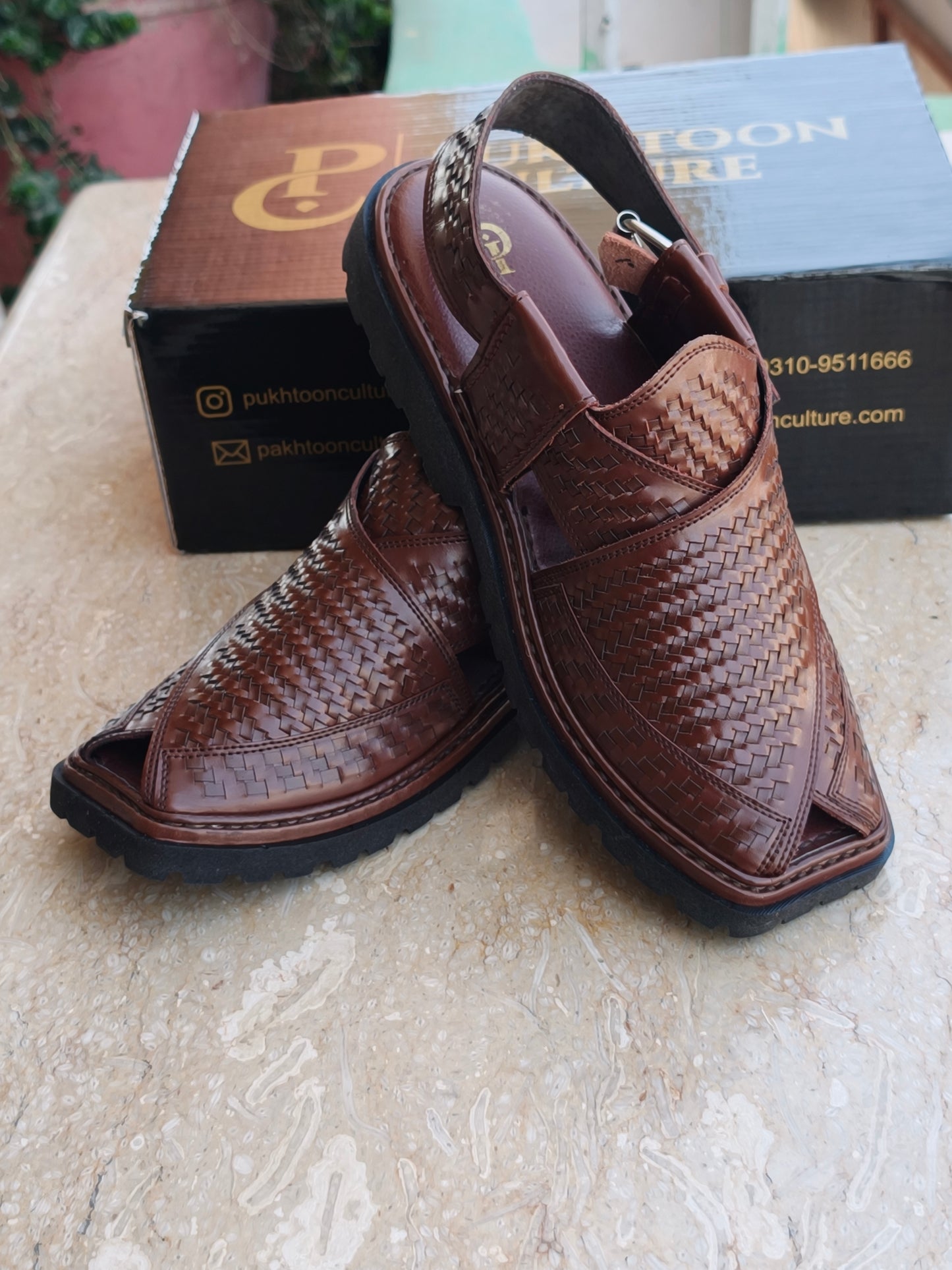 Hand Woven Brown new Style Important Sole