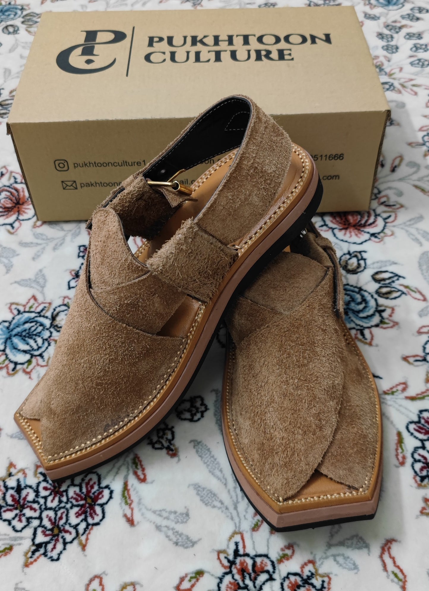 Light Brown Sabar In Capitan style