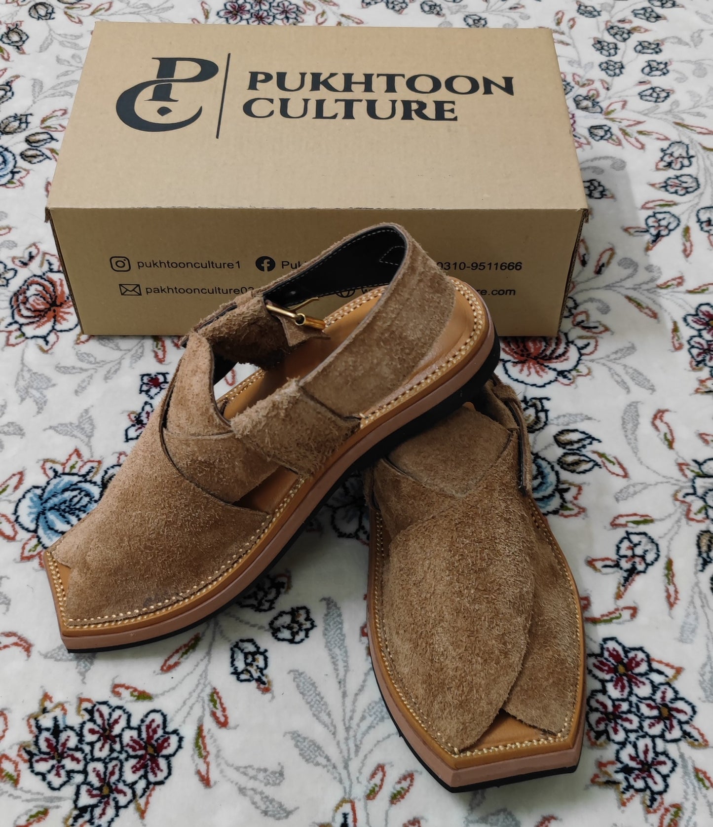 Light Brown Sabar In Capitan style