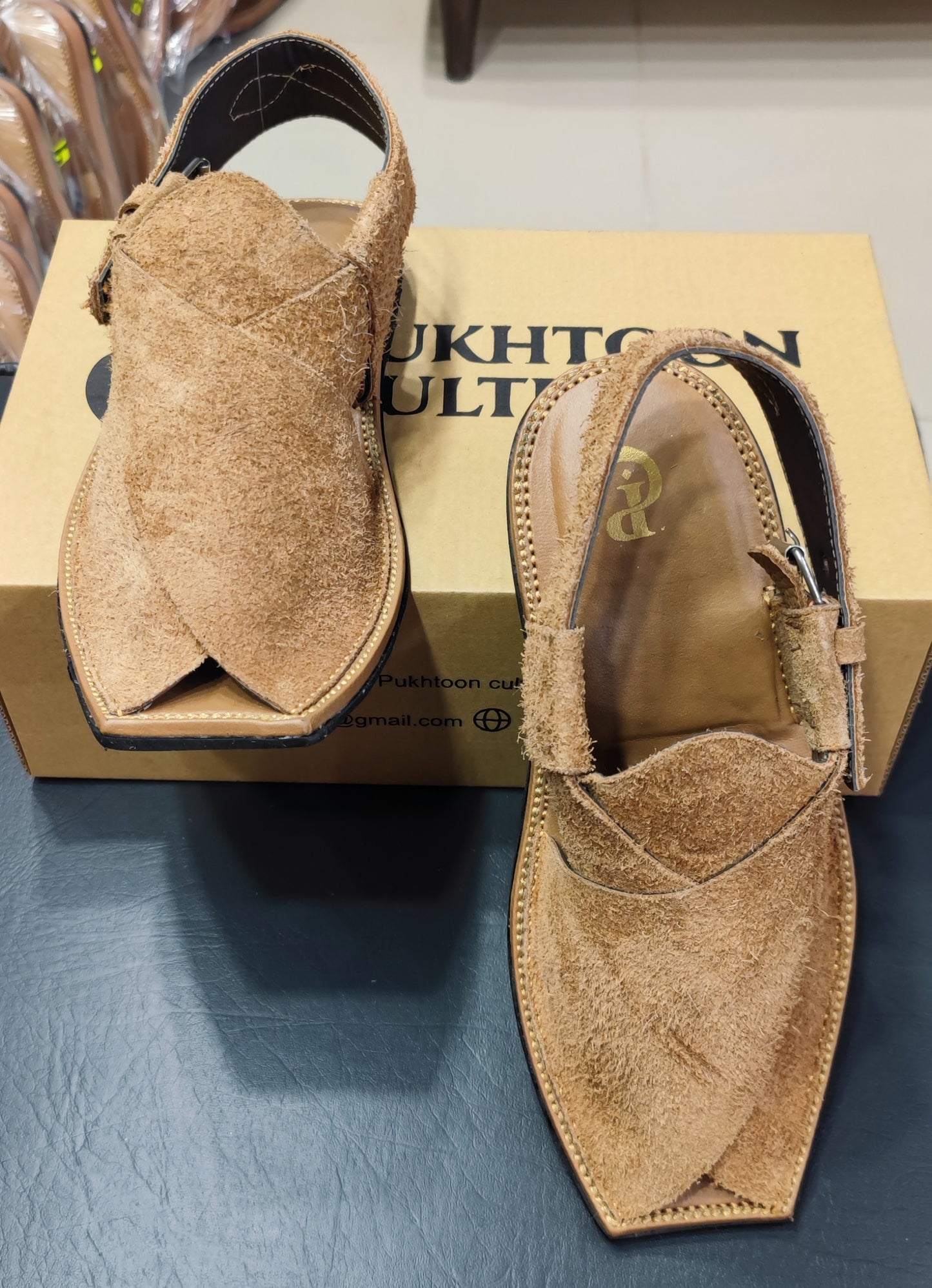 Sabar light brown in cut shap