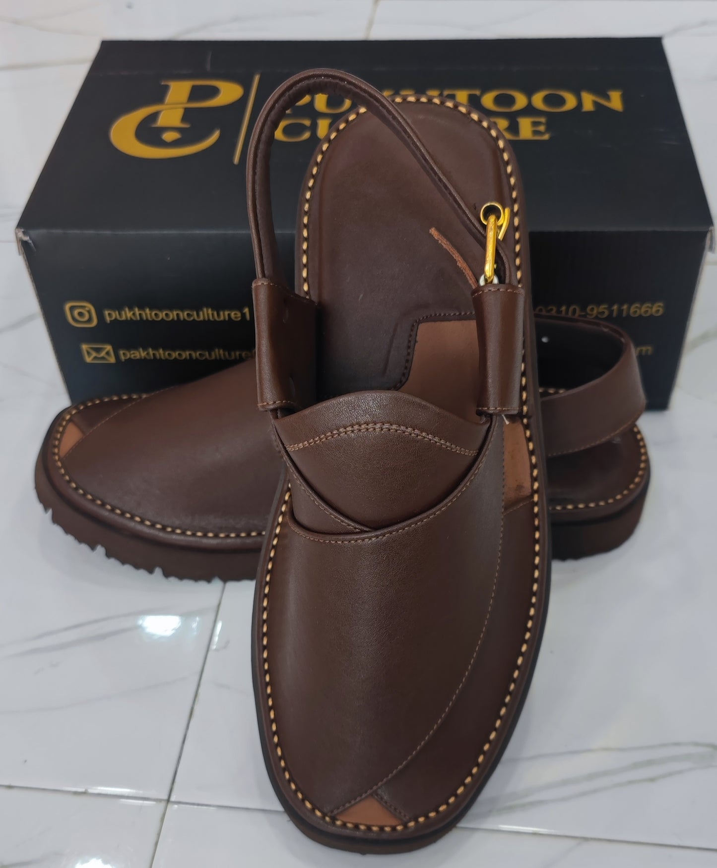 Goga Round Shape Brown Sketcher Sole (Light Weight)