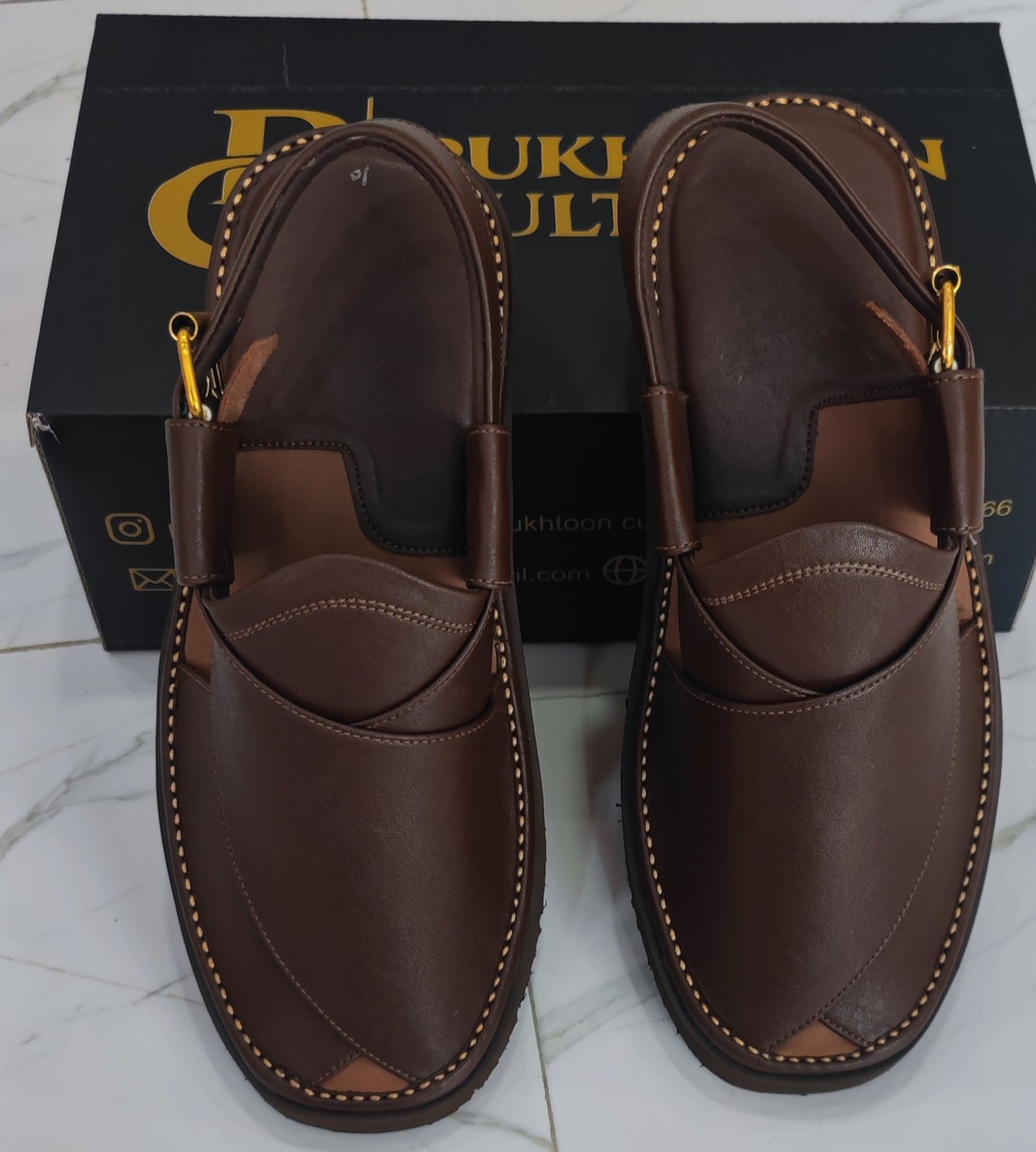 Goga Round Shape Brown Sketcher Sole (Light Weight)