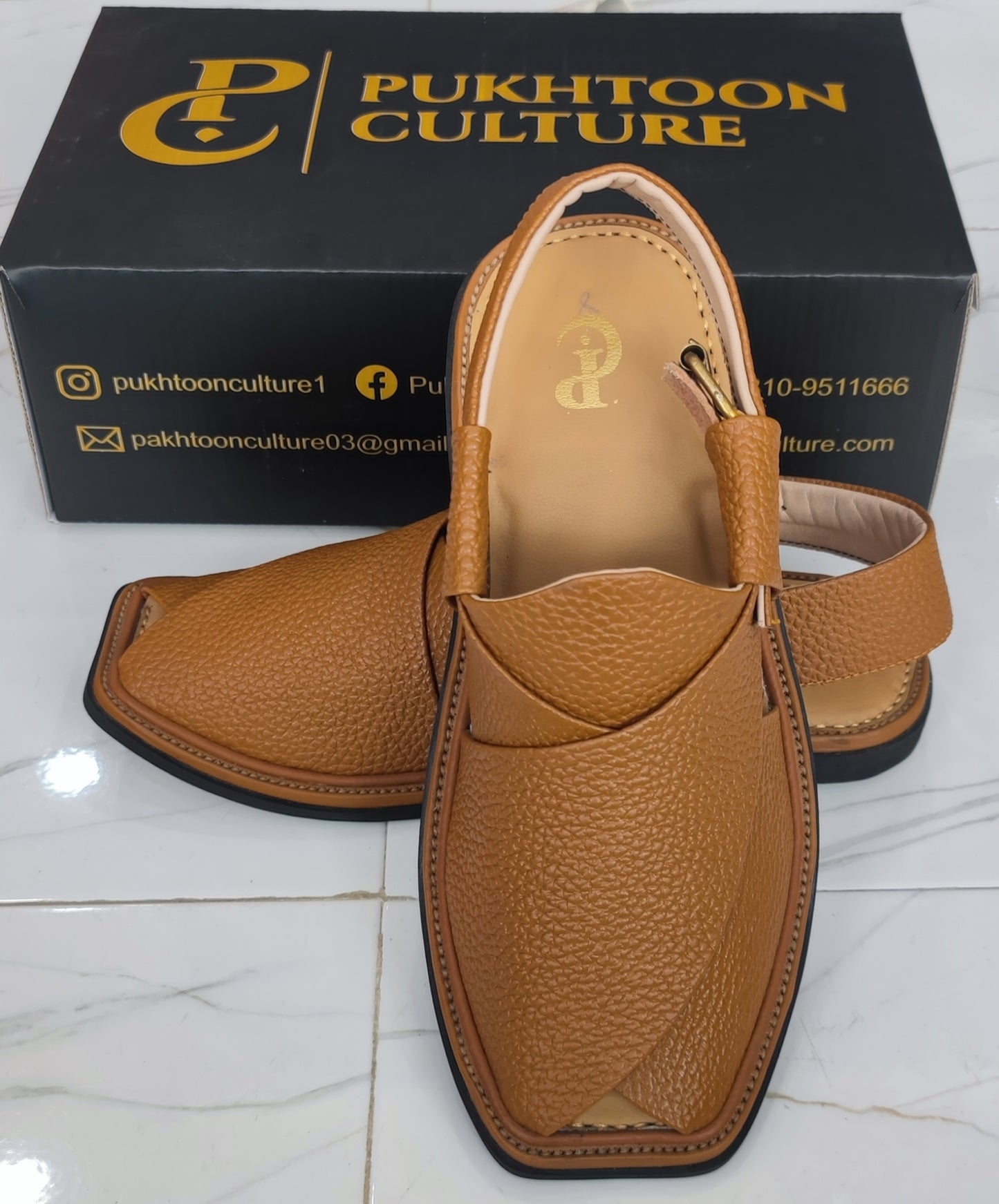 Smart peshawari dotted Tan