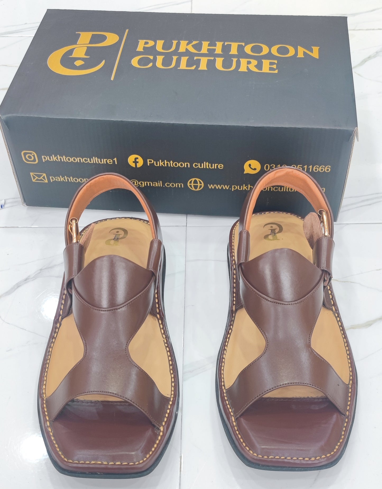 Panjedar Chappal Chocolate Brown
