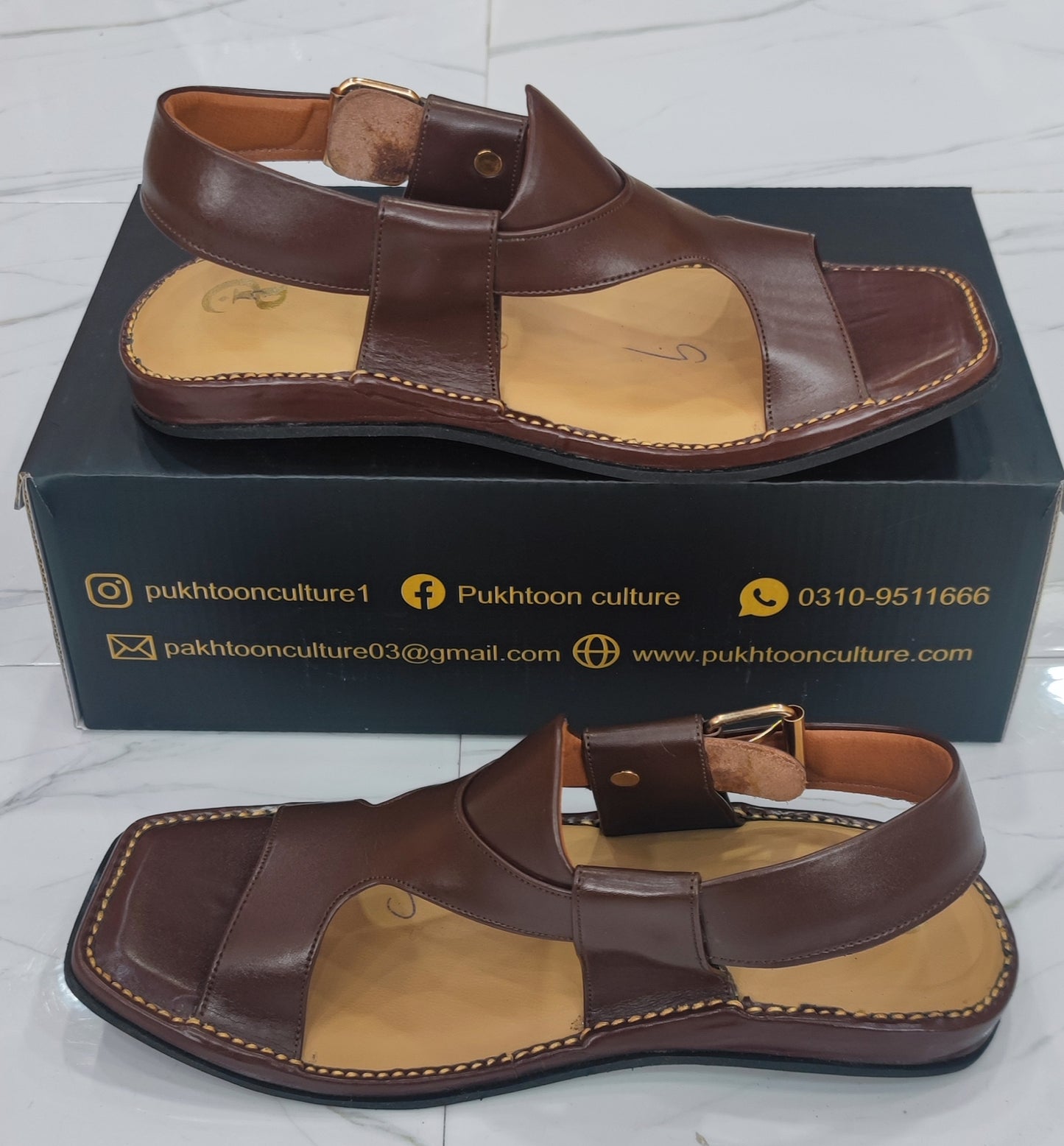 Panjedar Chappal Chocolate Brown