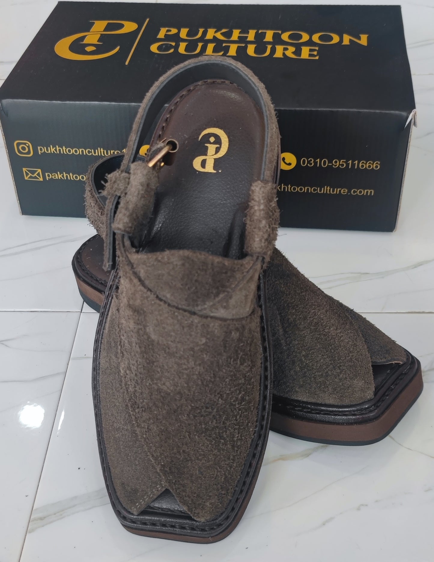 Dark Grey Sabar In Capitan style