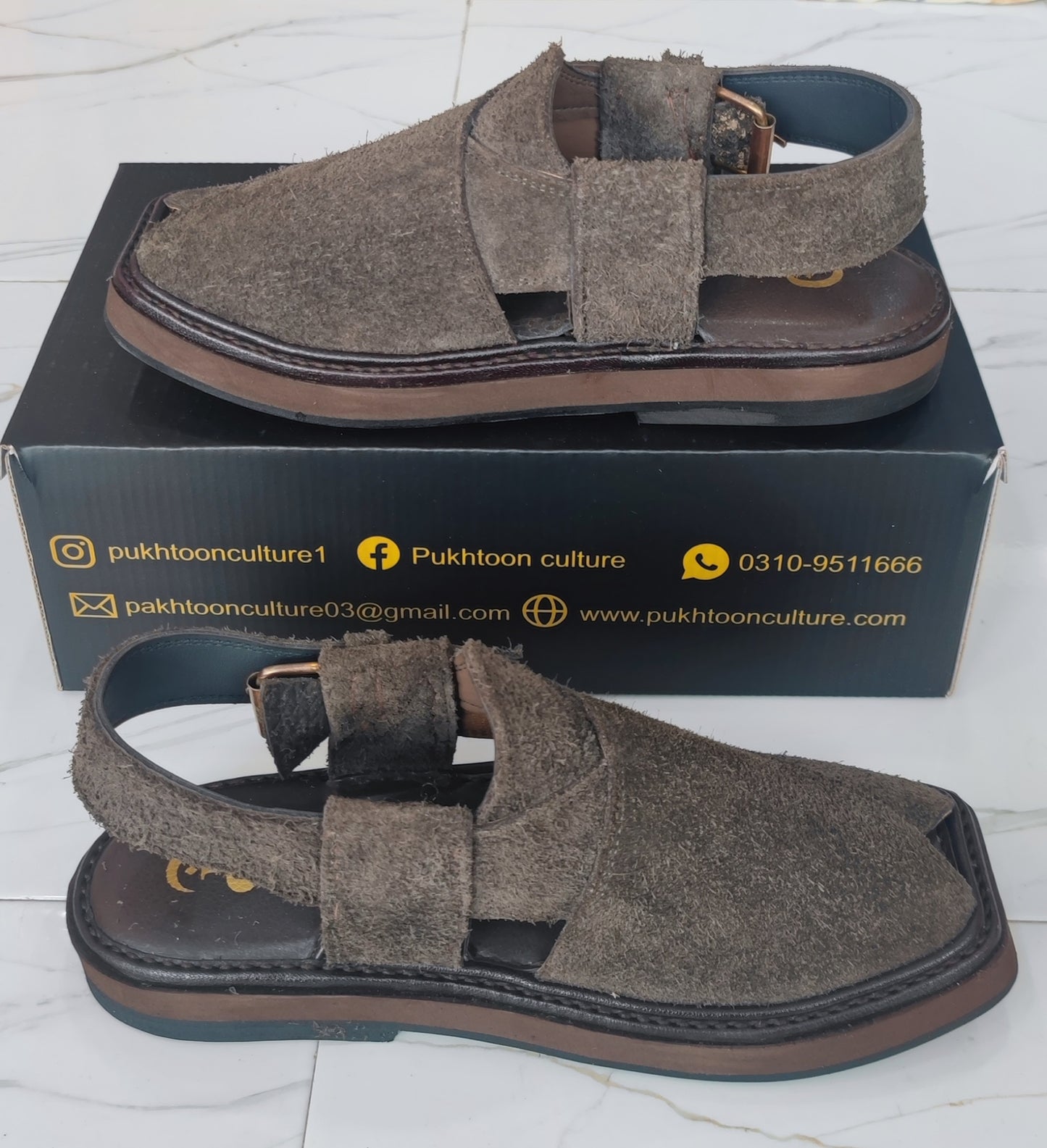 Dark Grey Sabar In Capitan style