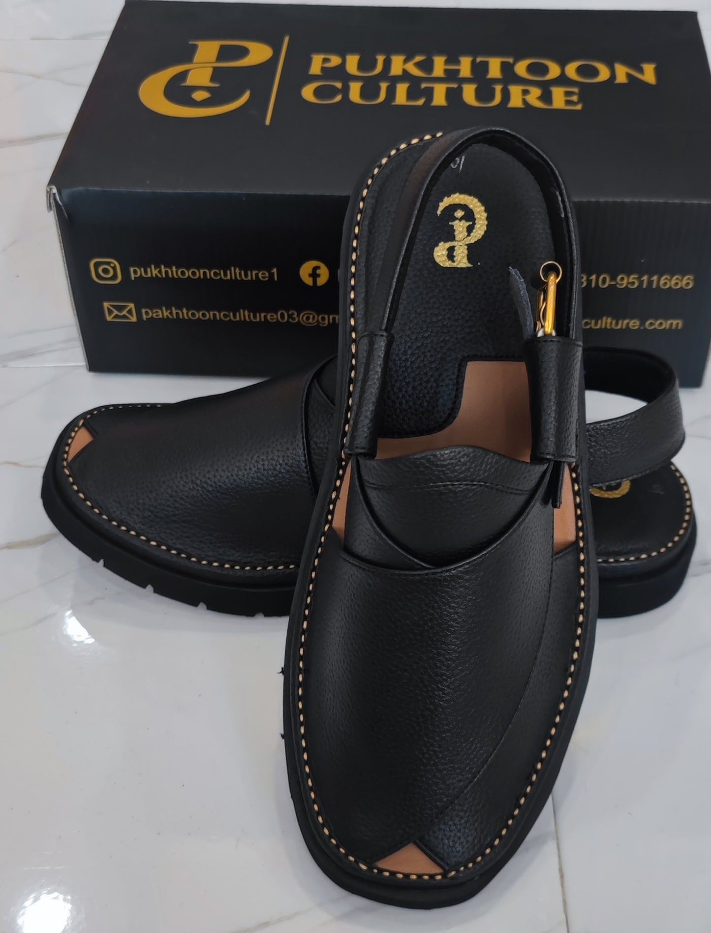 Goga Round Shape Black Texture Sketcher Sole (Light Weight)