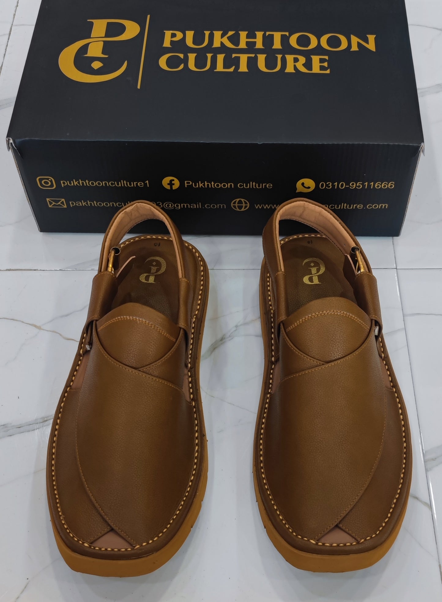 Goga Round Shape Rust Brown Sketcher Sole (Light Weight)