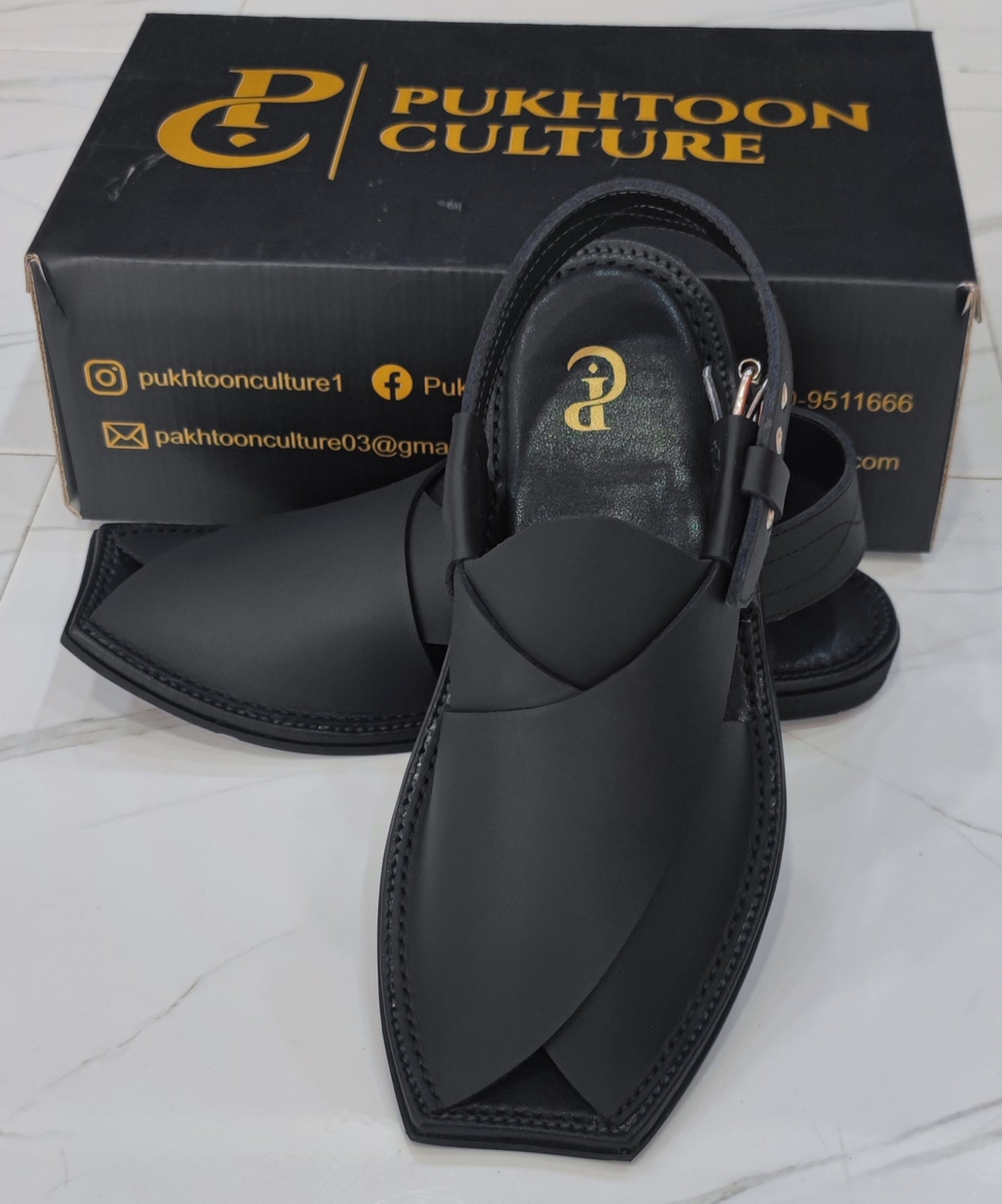 T Shape Slim Matte Black