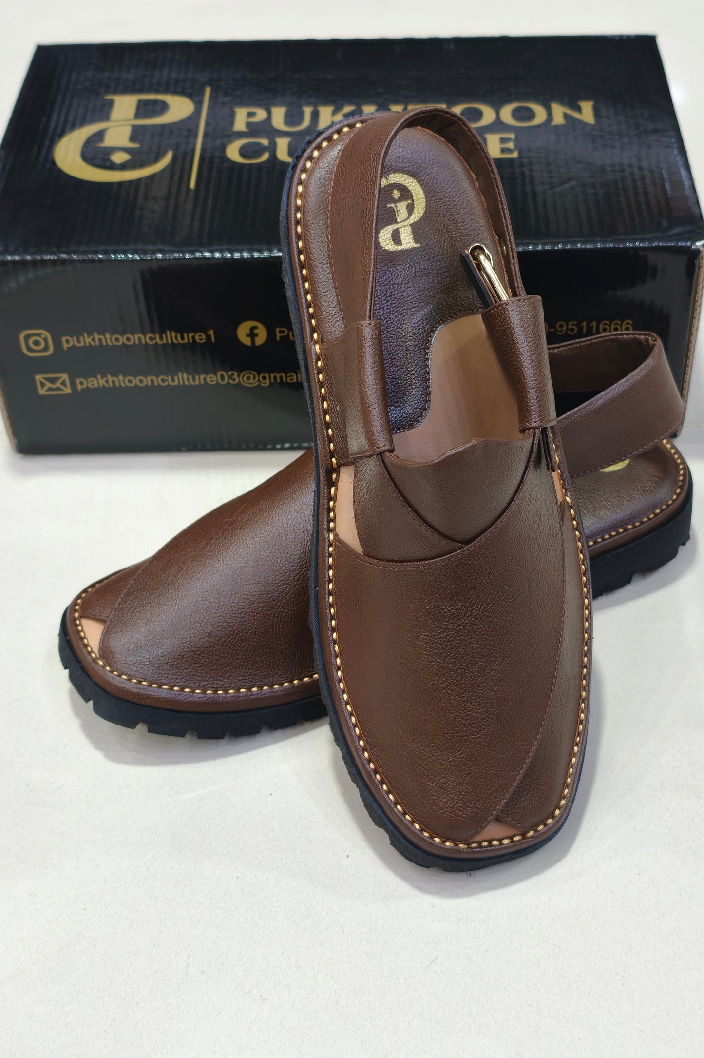 Goga Round Shape Brown Textured New Style Important Sole Light Weight