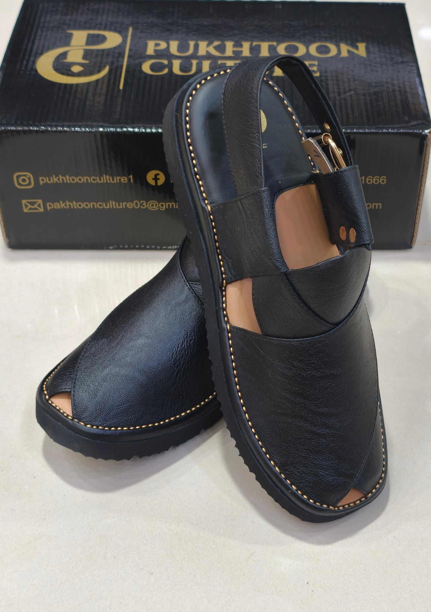 Goga Round Shape Black Texture Sketcher Sole (Light Weight)
