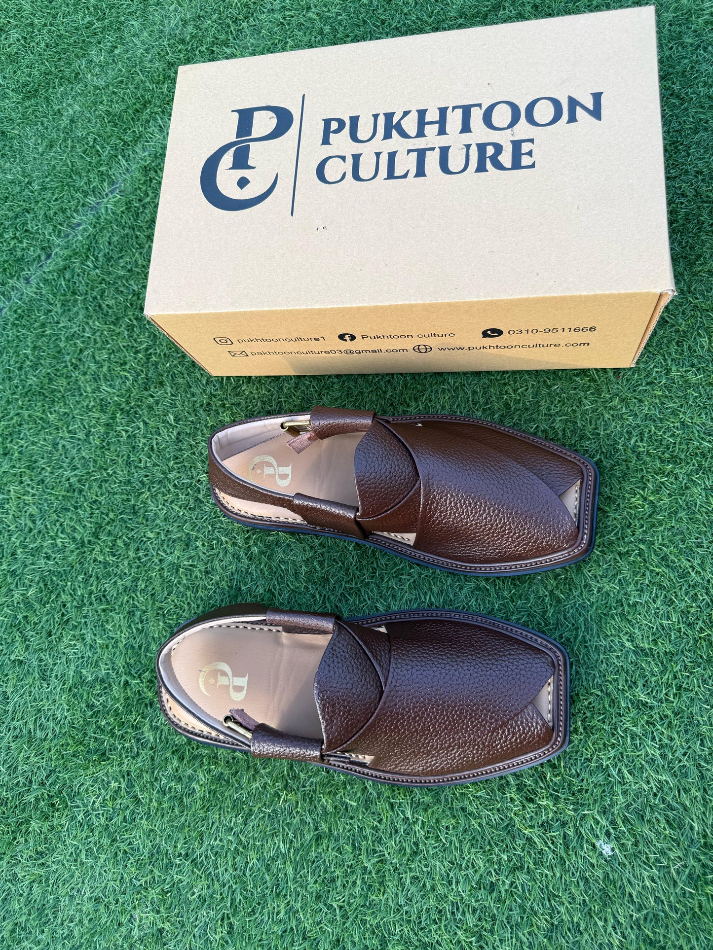 Smart Peshaweri Dotted brown