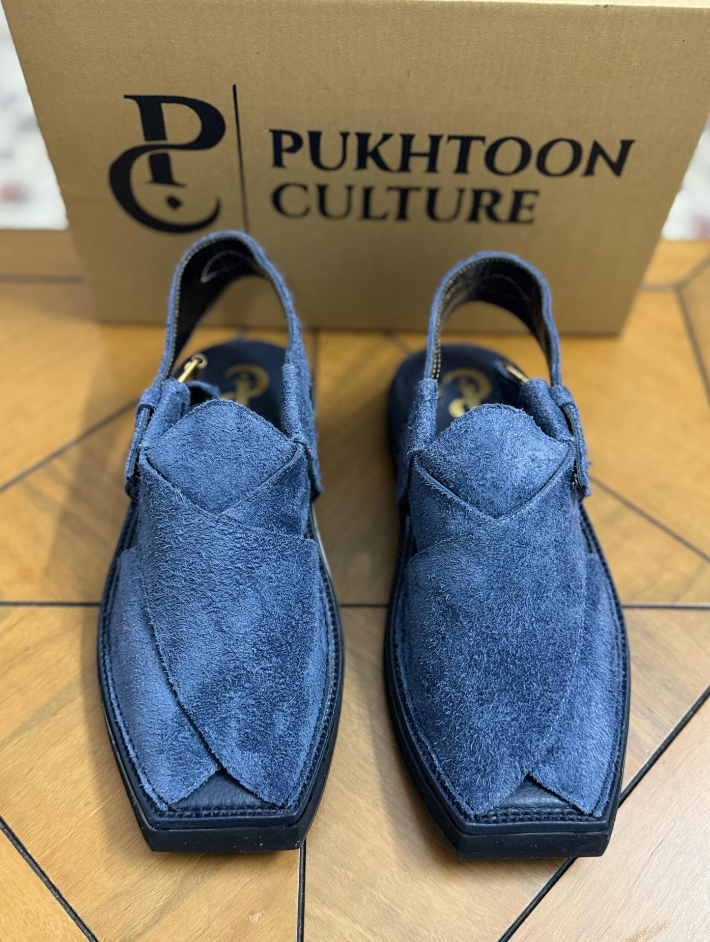 Navy Blue Sabar In Capitan style
