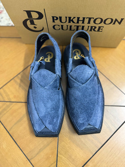 Navy Blue Sabar In Capitan style