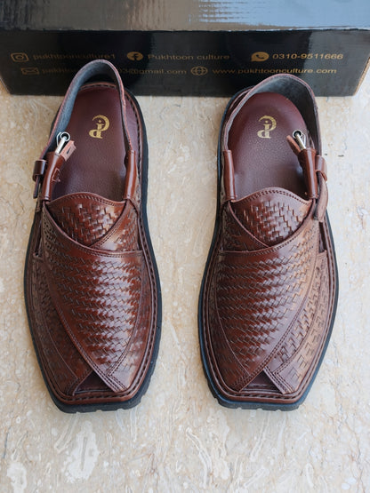 Hand Woven Brown new Style Important Sole