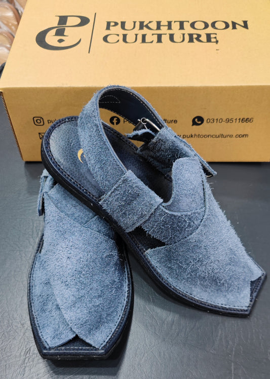 Sabar navy blue in cut shap