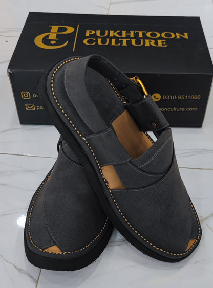 Goga Round Shape Grey Texture Sketcher Sole (Light Weight)