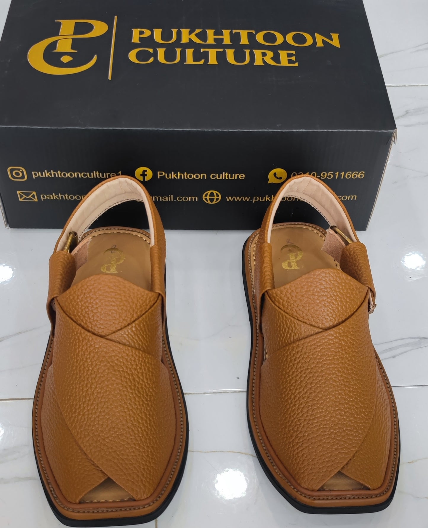 Smart peshawari dotted Tan