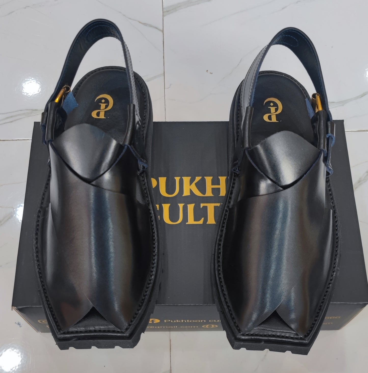 Vibram Chappal T Shape  jet black (light weight )