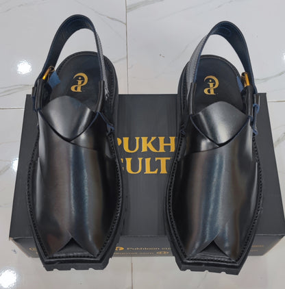 Vibram Chappal T Shape  jet black (light weight )