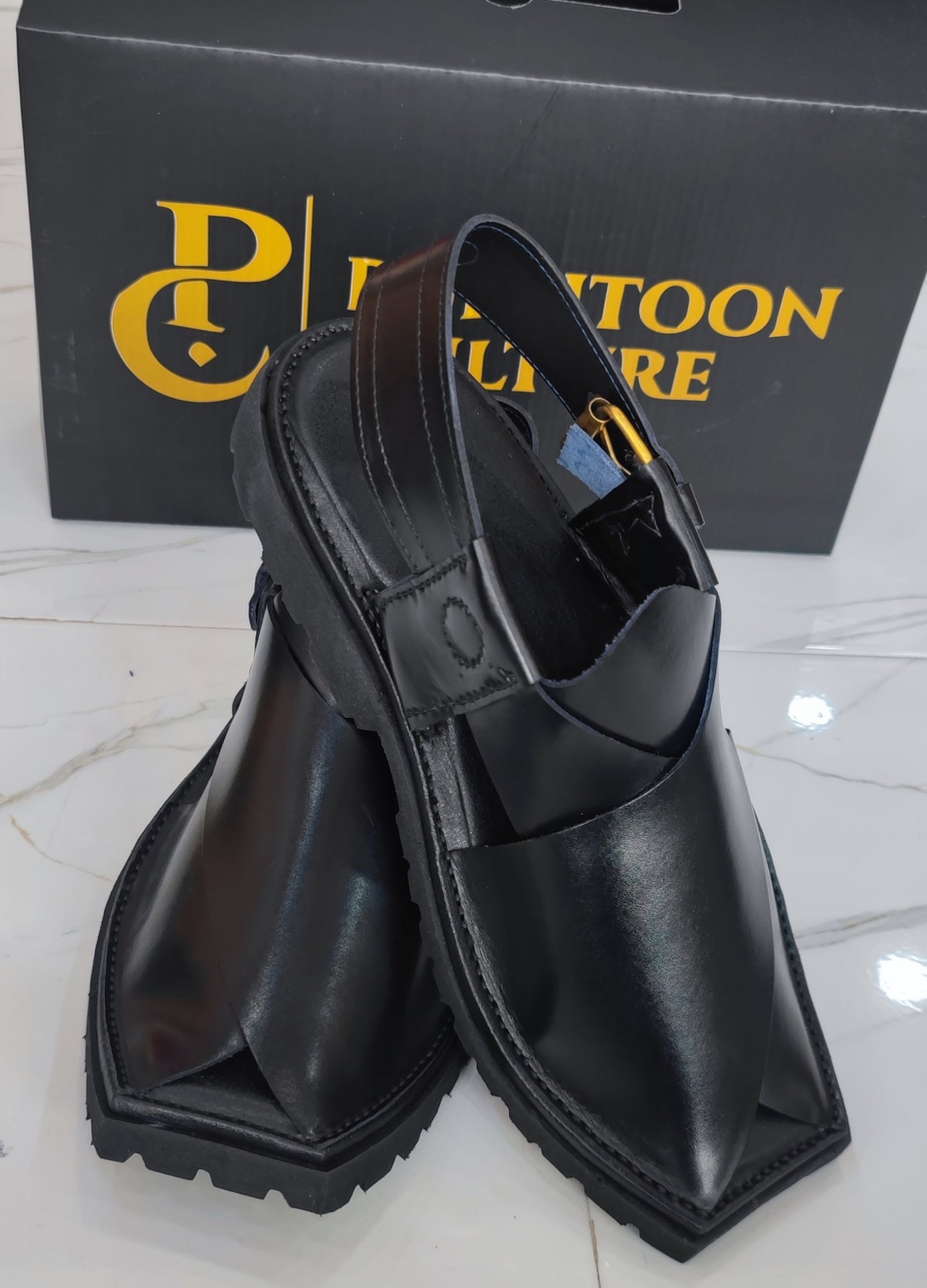 Vibram Chappal T Shape  jet black (light weight )