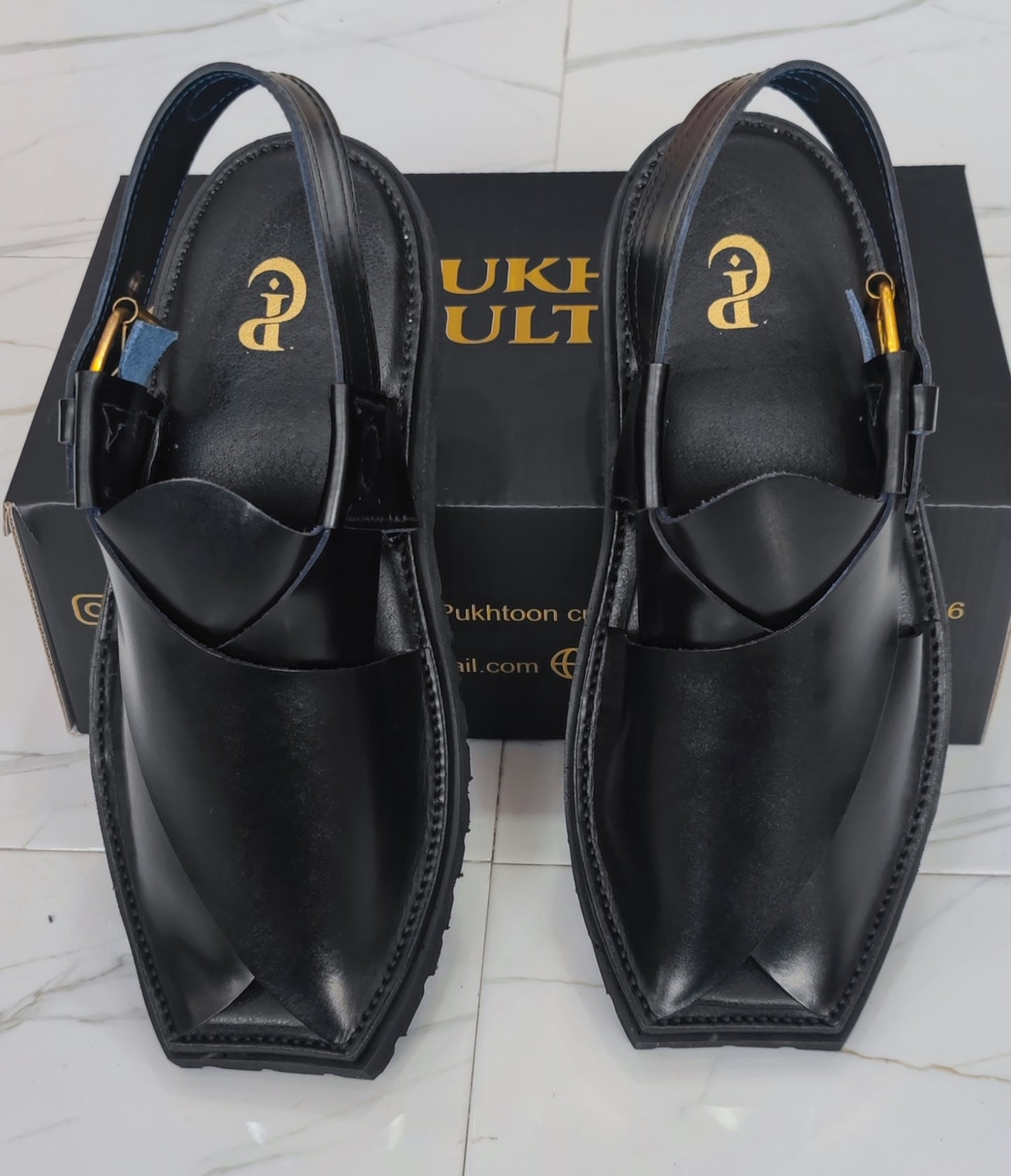 Vibram Chappal T Shape  jet black (light weight )