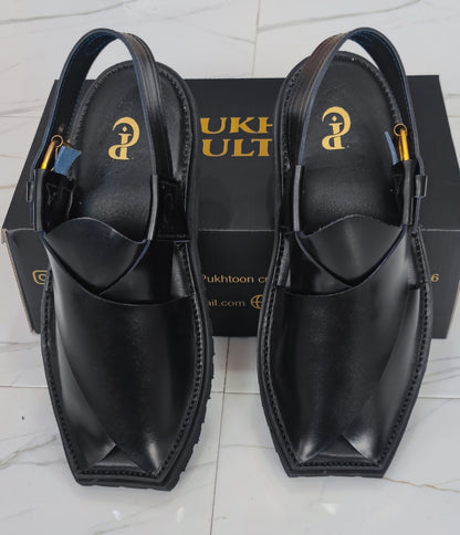 Vibram Chappal T Shape  jet black (light weight )
