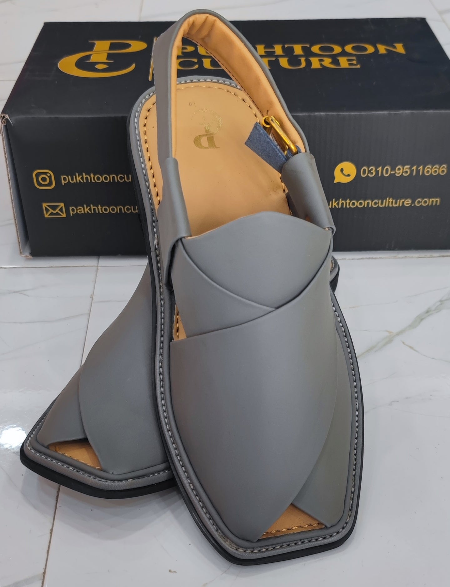 Smart peshawari Grey Chapple