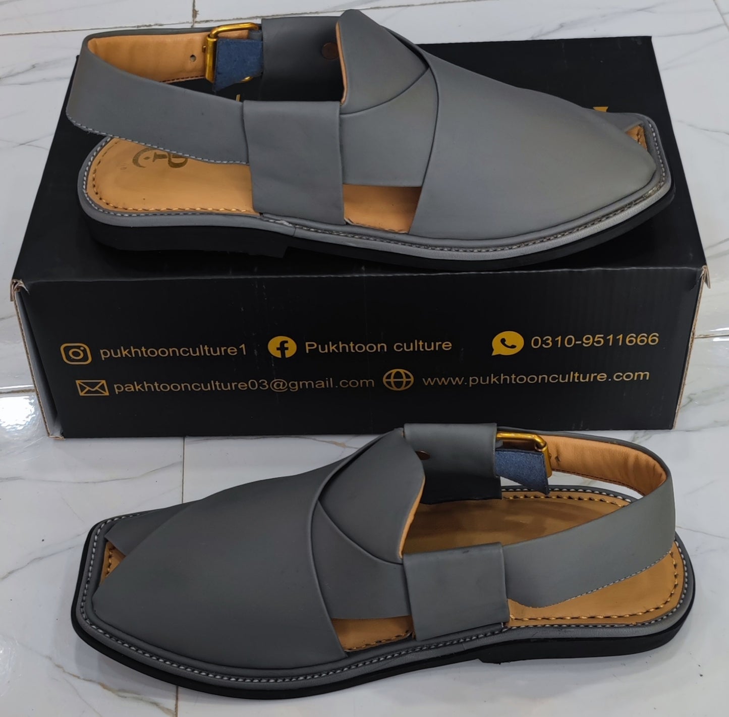 Smart peshawari Grey Chapple