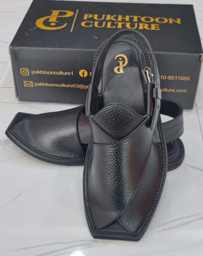 T Shape Slim Textured Black
