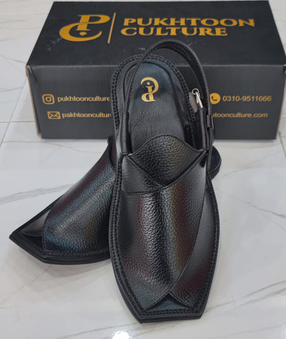 T Shape Slim Textured Black