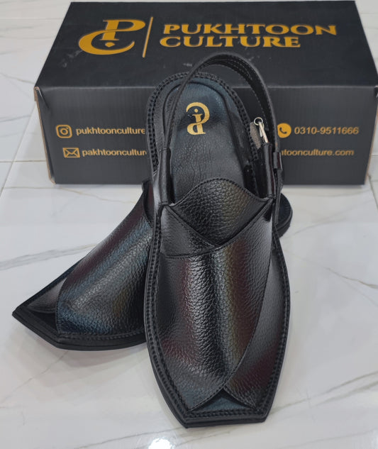 T Shape Slim Textured Black