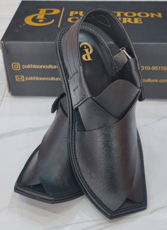 T Shape Slim Grain Black
