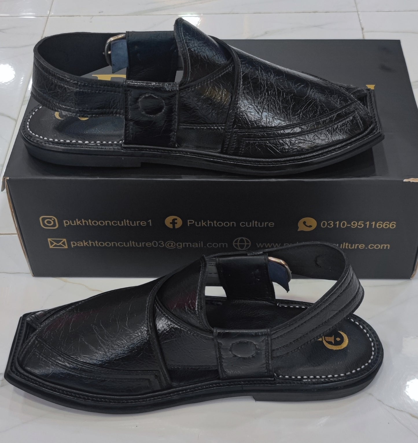 Double Gear Black Textured T Shape