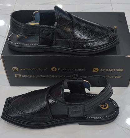 Double Gear Black Textured T Shape