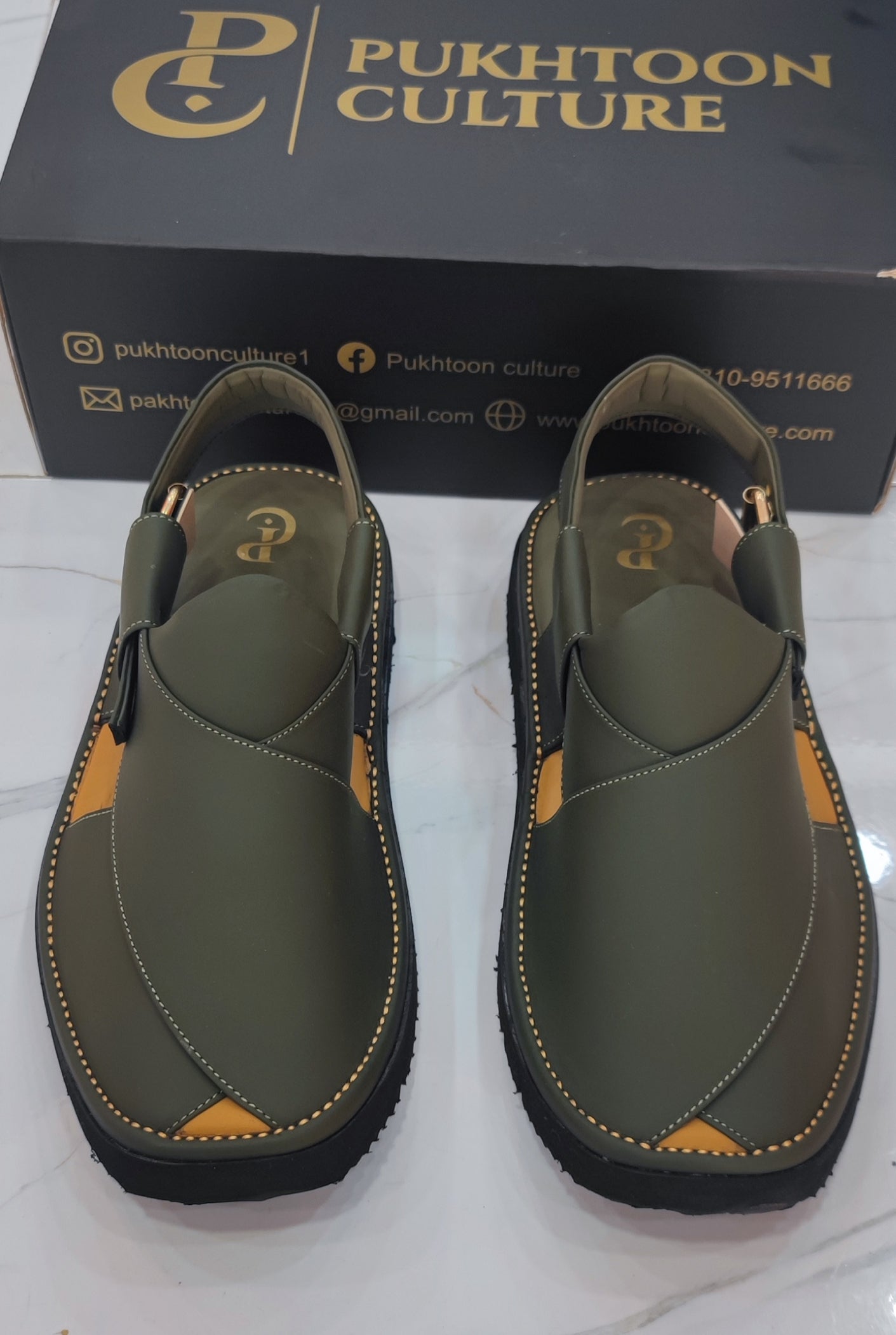Goga Round Shape Olive Green  Sketcher Sole (Light Weight)