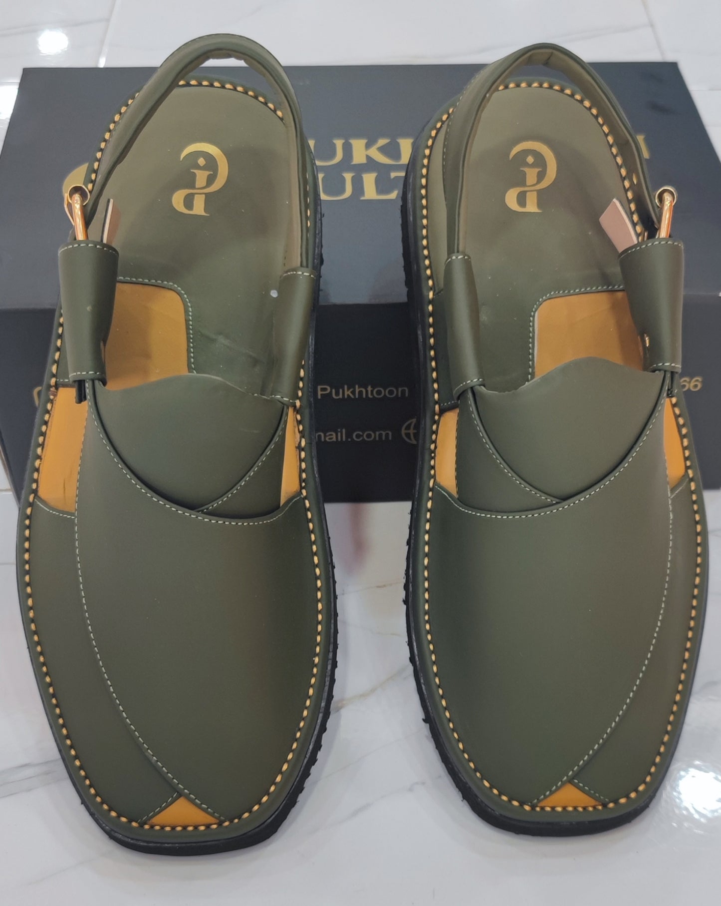 Goga Round Shape Olive Green  Sketcher Sole (Light Weight)