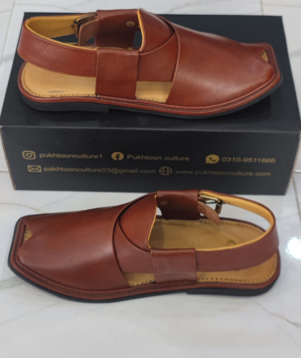 Smart Peshawari Chappal (Burgundy)
