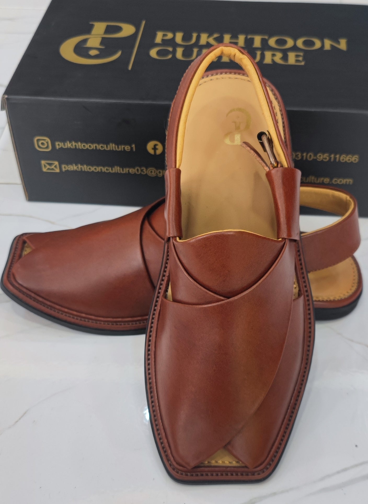 Smart Peshawari Chappal (Burgundy)
