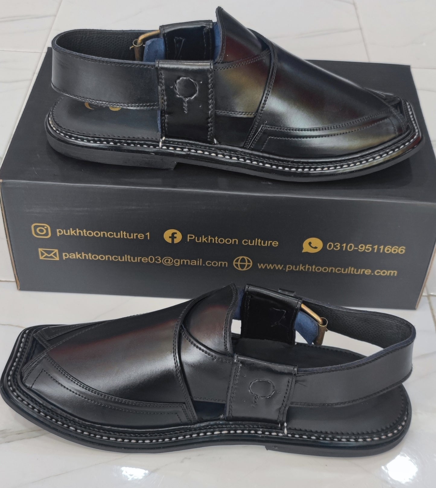 Top Gear Chappal (Jet Black)