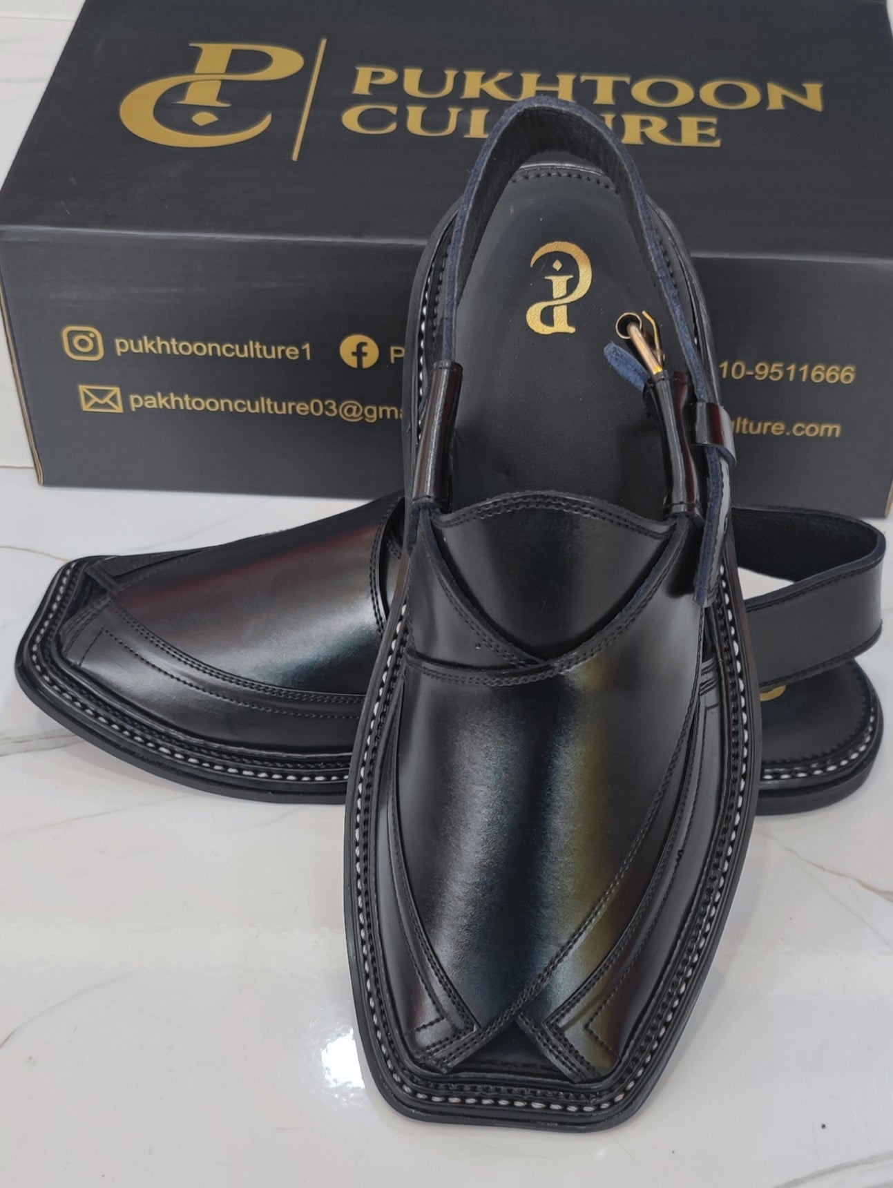 Top Gear Chappal (Jet Black)