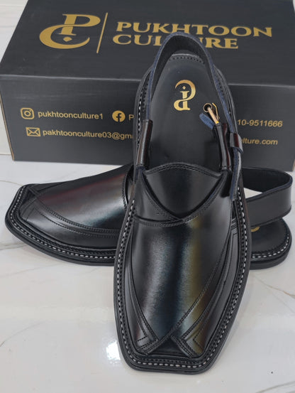 Top Gear Chappal (Jet Black)