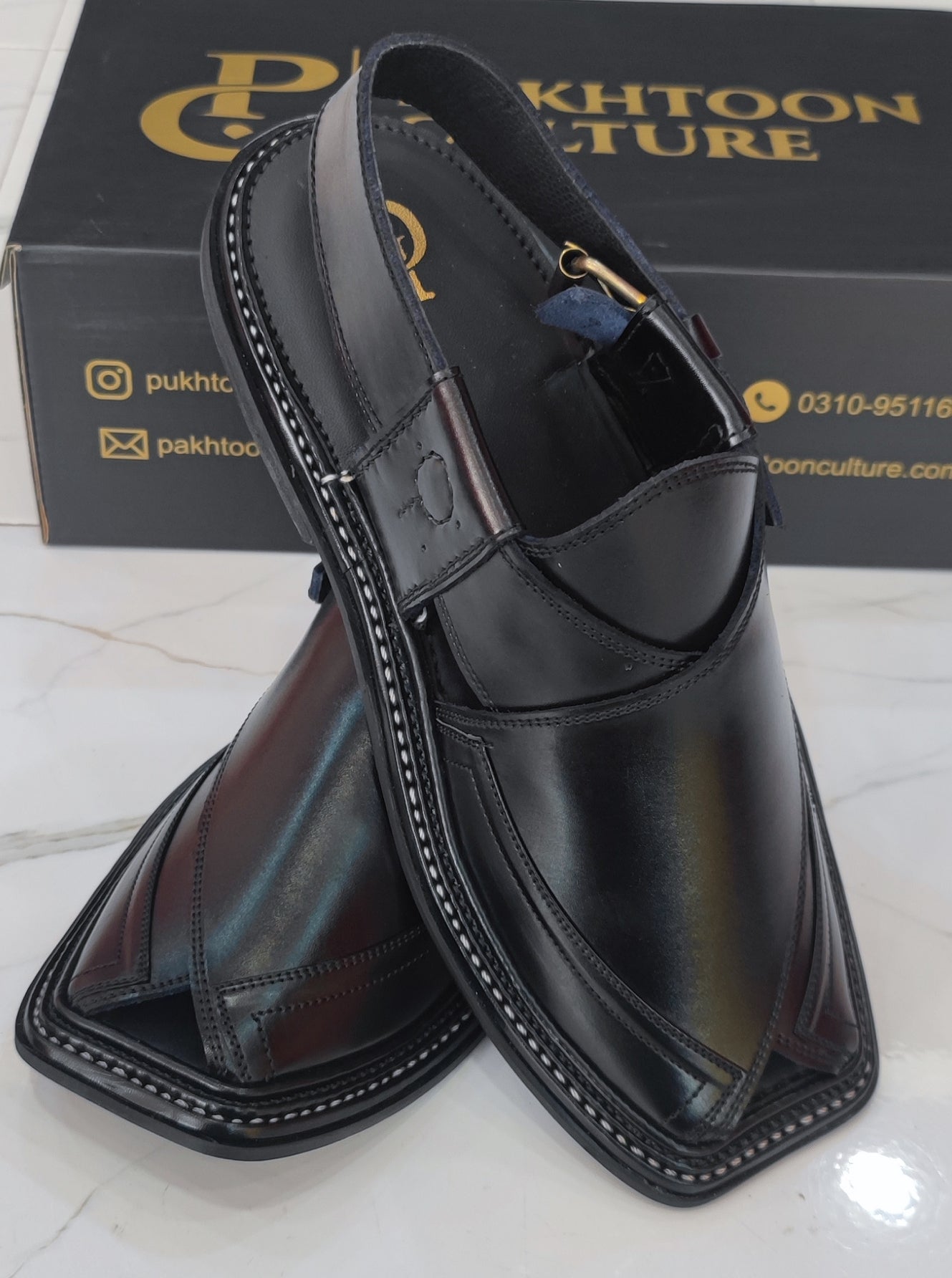 Top Gear Chappal (Jet Black)