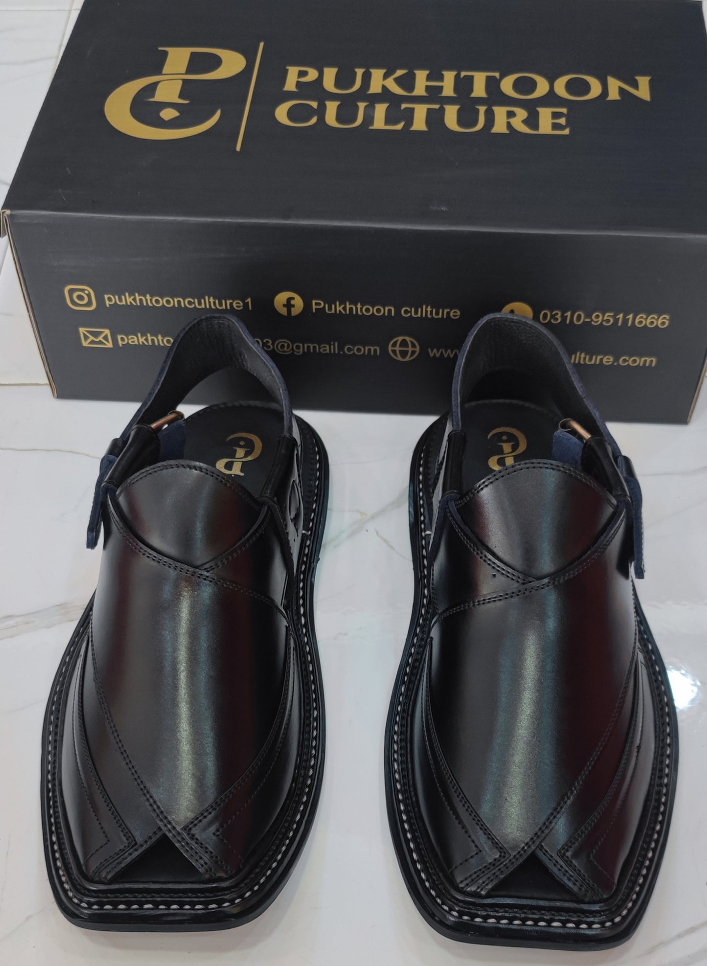 Top Gear Chappal (Jet Black)