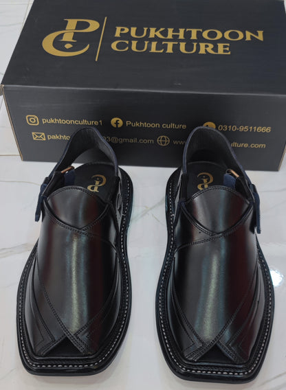 Top Gear Chappal (Jet Black)