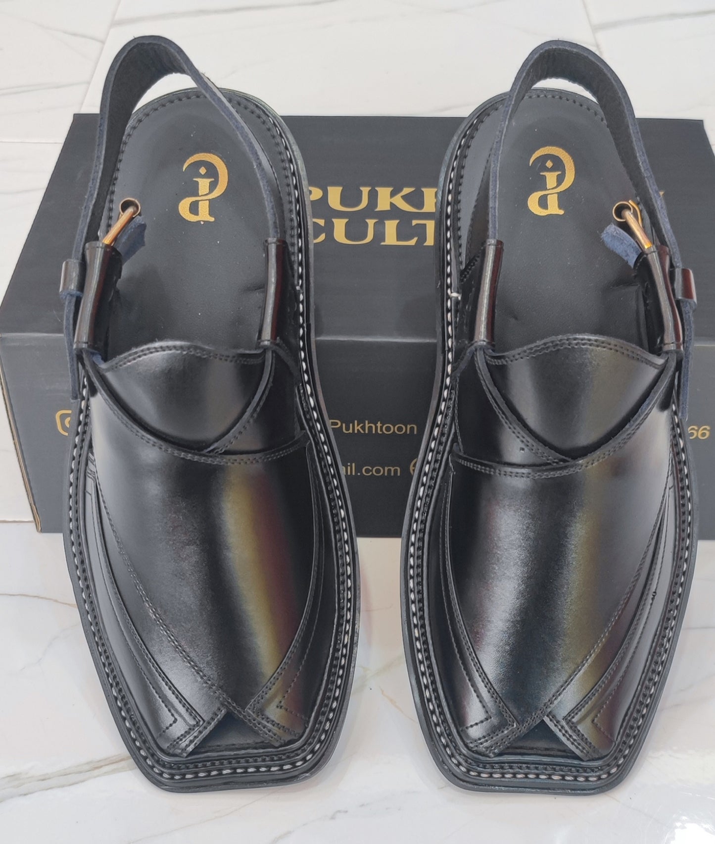 Top Gear Chappal (Jet Black)