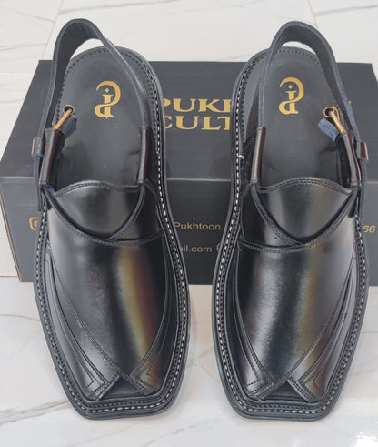 Top Gear Chappal (Jet Black)