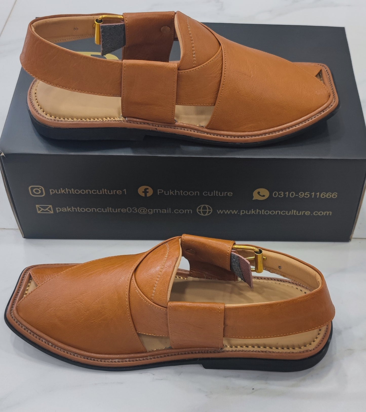 Smart Peshawari Caramel Brown Textured