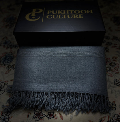 Grey Shawl For Men (Pure Wool)